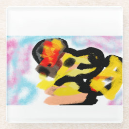 Posavasos De Vidrio Colorido recuperador de oro