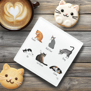 Posavasos De Vidrio Comandos de Cat