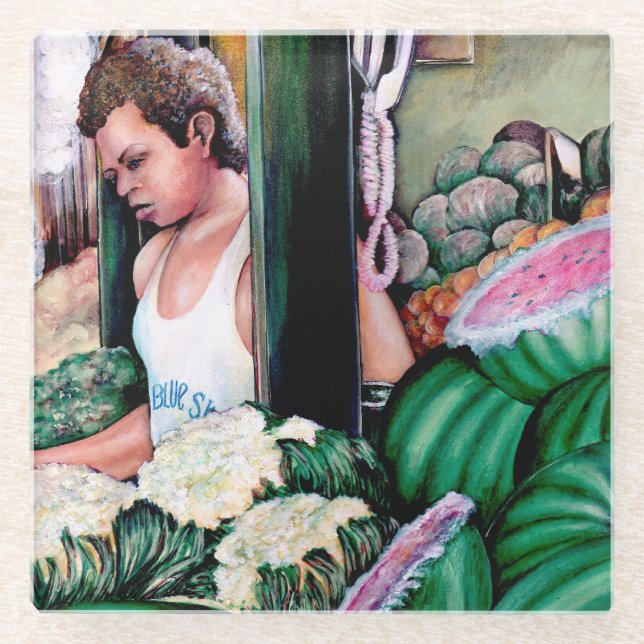 Posavasos De Vidrio ¿Cómo Te Gustan Esos Melones? (Anverso)