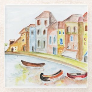 Posavasos De Vidrio Concepto de Venecia