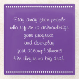 Posavasos De Vidrio Consejo Real