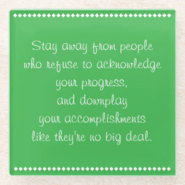 Posavasos De Vidrio Consejo Real