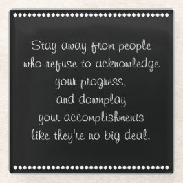 Posavasos De Vidrio Consejo Real