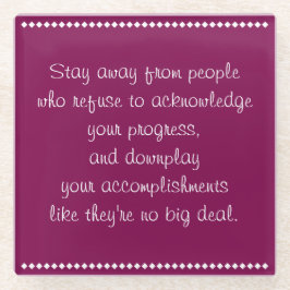 Posavasos De Vidrio Consejo Real