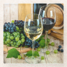 Posavasos De Vidrio Copos de vidrio de vino