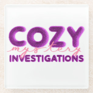 Posavasos De Vidrio Cosmo Misterio Investigaciones Más Rápido