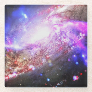 Posavasos De Vidrio Cosmos coloridos