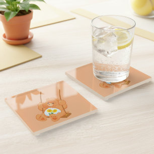 Posavasos De Vidrio Cospel de vidrio para oso