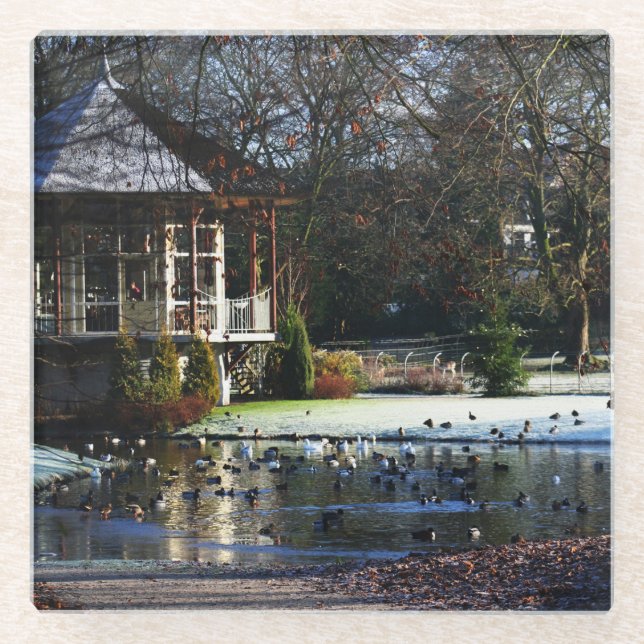 Posavasos De Vidrio Costa de Rams Woerthe Tea House (Anverso)