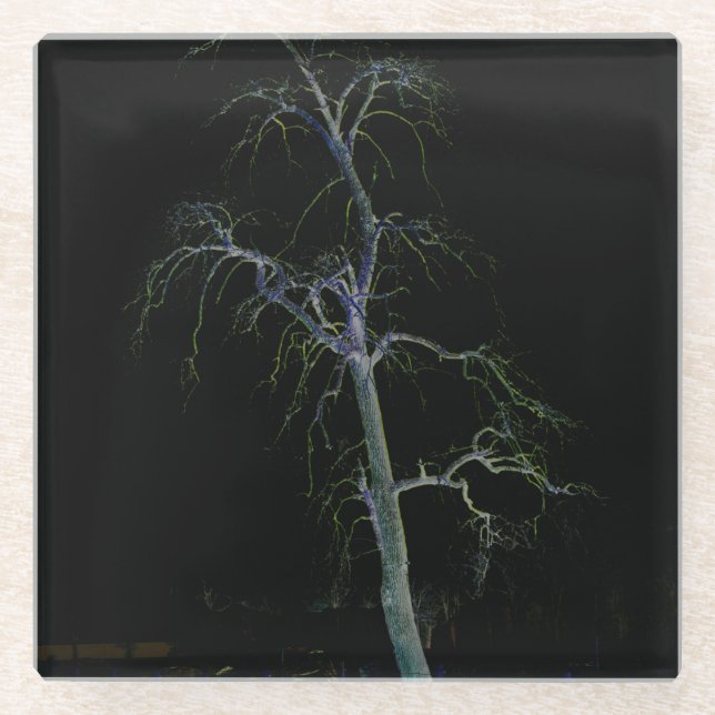 Posavasos De Vidrio Costa del lado oscuro 8 (Anverso)