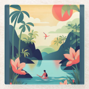 POSAVASOS DE VIDRIO COSTA RICA #1