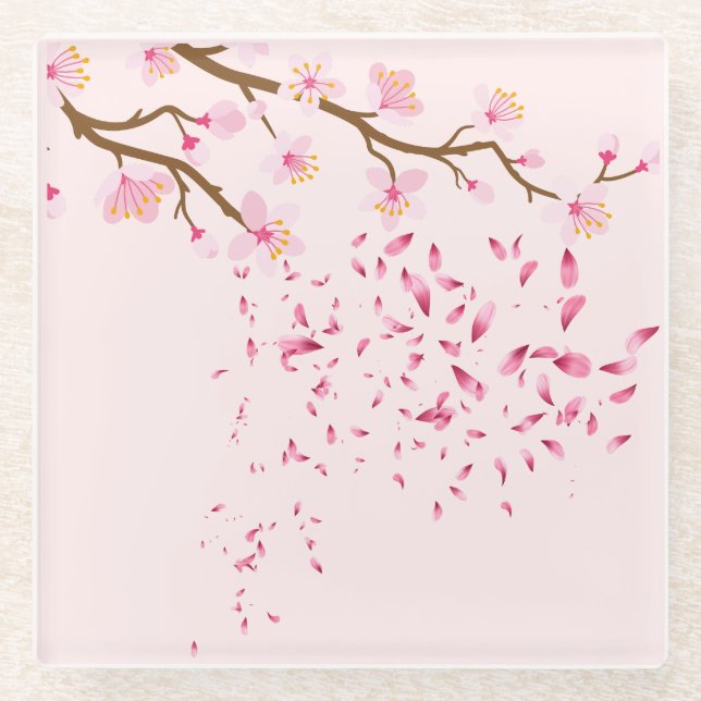 Posavasos De Vidrio Costras rosadas (Anverso)