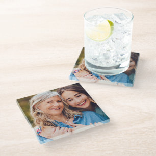 Posavasos De Vidrio Crea tu propia foto personalizada DIY