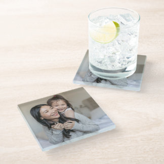 Posavasos De Vidrio Crea tu propia foto personalizada Mamá y Yo
