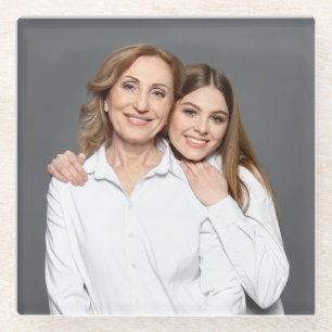 Posavasos De Vidrio Crea tu propia foto personalizada Mamá y Yo