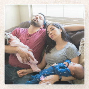 Posavasos De Vidrio Crea tu propia foto personalizada Pic DIY Familia