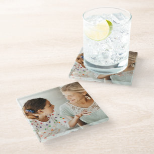 Posavasos De Vidrio Crea tu propia imagen personalizada DIY