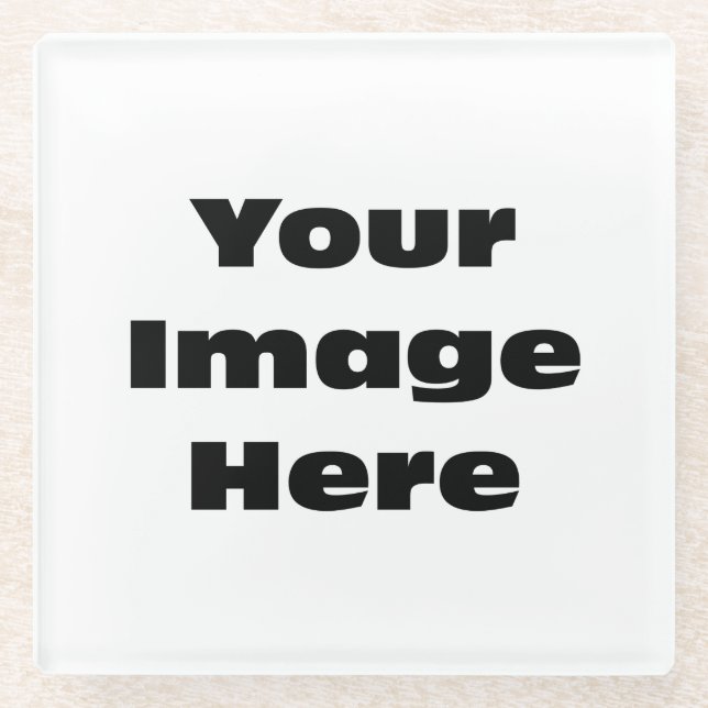 Posavasos De Vidrio Crea tu propia montaña de vidrio fotográfico (Anverso)