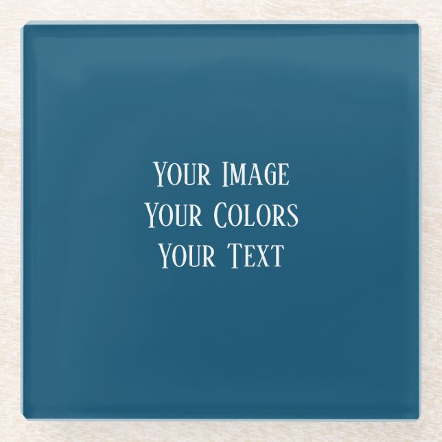 Posavasos De Vidrio Crear el propio (Anverso)