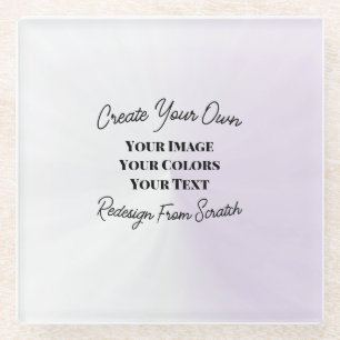 Posavasos De Vidrio Crear el propio