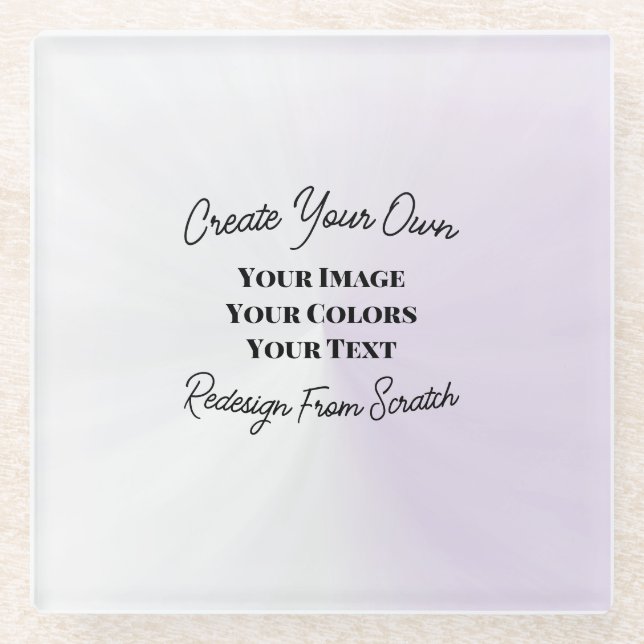 Posavasos De Vidrio Crear el propio (Anverso)