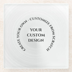 Posavasos De Vidrio Crear el propio