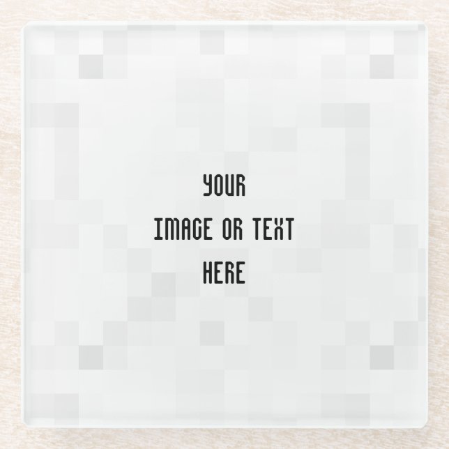 Posavasos De Vidrio Crear su propio Personalizado personalizado (Anverso)