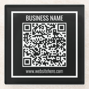 Posavasos De Vidrio Crear un código QR moderno instantáneamente