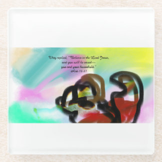 Posavasos De Vidrio Creer en Jesús