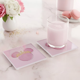 Posavasos de vidrio Crown