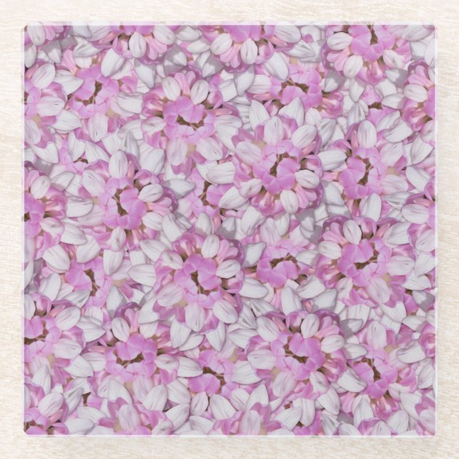 Posavasos De Vidrio Crown Vetch Seamless Pattern (Anverso)