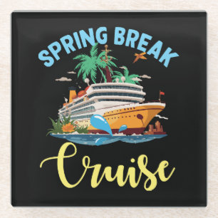 Posavasos De Vidrio Crucero de Spring Break