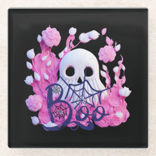 Posavasos De Vidrio cuidado paquete de fantasmas lindos de Halloween