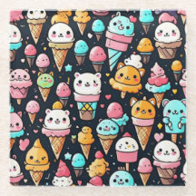 Cuidados y coloridos helados