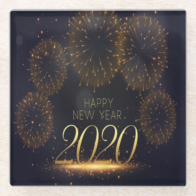 Posavasos De Vidrio cumpleaños (Anverso)