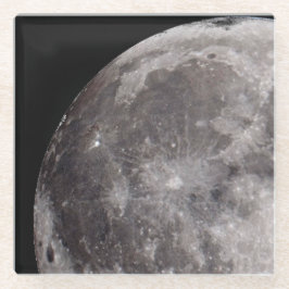 Posavasos De Vidrio Curva de la imagen de astronomía lunar