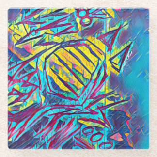 Posavasos De Vidrio Custodia de vidrio de alta frecuencia