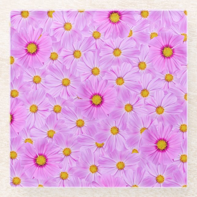 Posavasos De Vidrio Cutter Flowers Garden Coaster (Anverso)