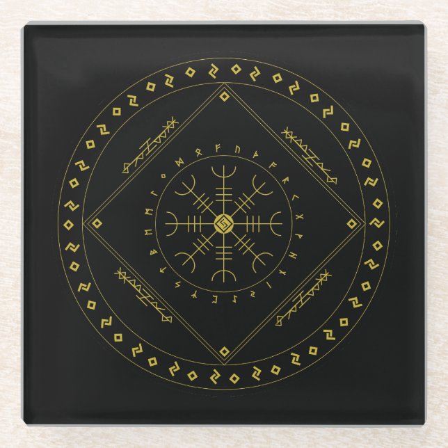 Posavasos De Vidrio Cycles Glass Coaster (Anverso)