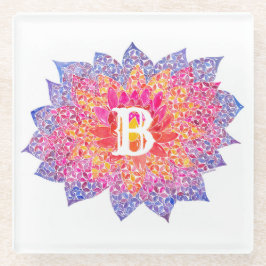 Posavasos De Vidrio Dahlia Coaster