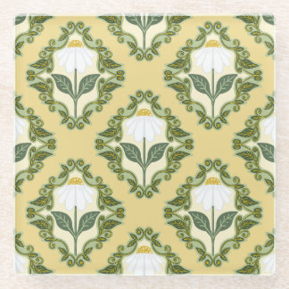 Posavasos De Vidrio Daisy Vine Vintage