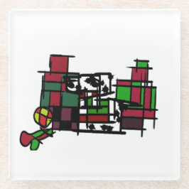 Posavasos De Vidrio Dalmacia en invierno