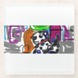 Posavasos De Vidrio Dalmacia en la ciudad