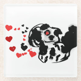 Posavasos De Vidrio Dalmacia envió amor