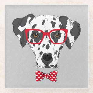 Posavasos De Vidrio Dalmatian de moda