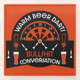 Posavasos De Vidrio Dardos de pub clásicos