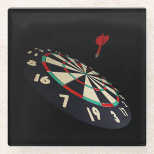 Posavasos De Vidrio Darts Destination Bullseye,