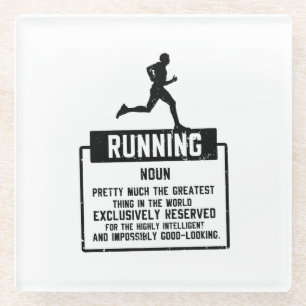 Posavasos De Vidrio Definición de correr