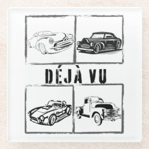 Posavasos De Vidrio Déjà vu.w