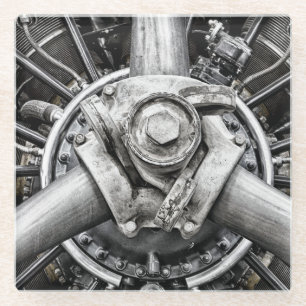 Posavasos De Vidrio Dentro de un propulsor